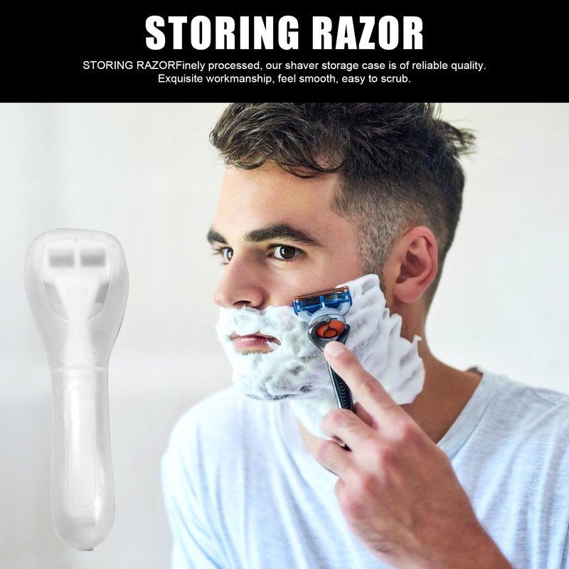 SNONESIY Pack of 2 Razor Case Storage Razor Case Razor