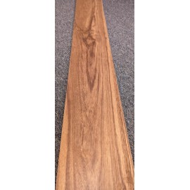 Iroko Flat Cut wood veneer 5" x 56" raw with no backing 1/42" thickness A grade