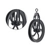 Rustic State Vintage Industrial Look Medium Wheel Farmhouse Pulley for