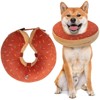 WZDK Collar Inflable de Recuperación para Perro,Ajustable Collar de Protección