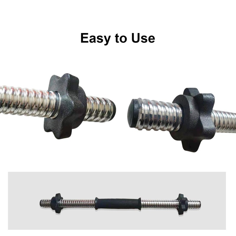 ShiningUU Dumbbell Clips 4-Pack Universal Barbell Clips | Weightlifting Weight