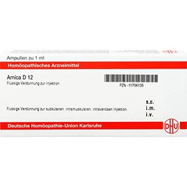 DHU Arnica D12 Ampoules, Pack of 8