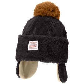 Coleman 430-0011 Kids Boa Winter Cap, Kids Boa Knit Cap, Black