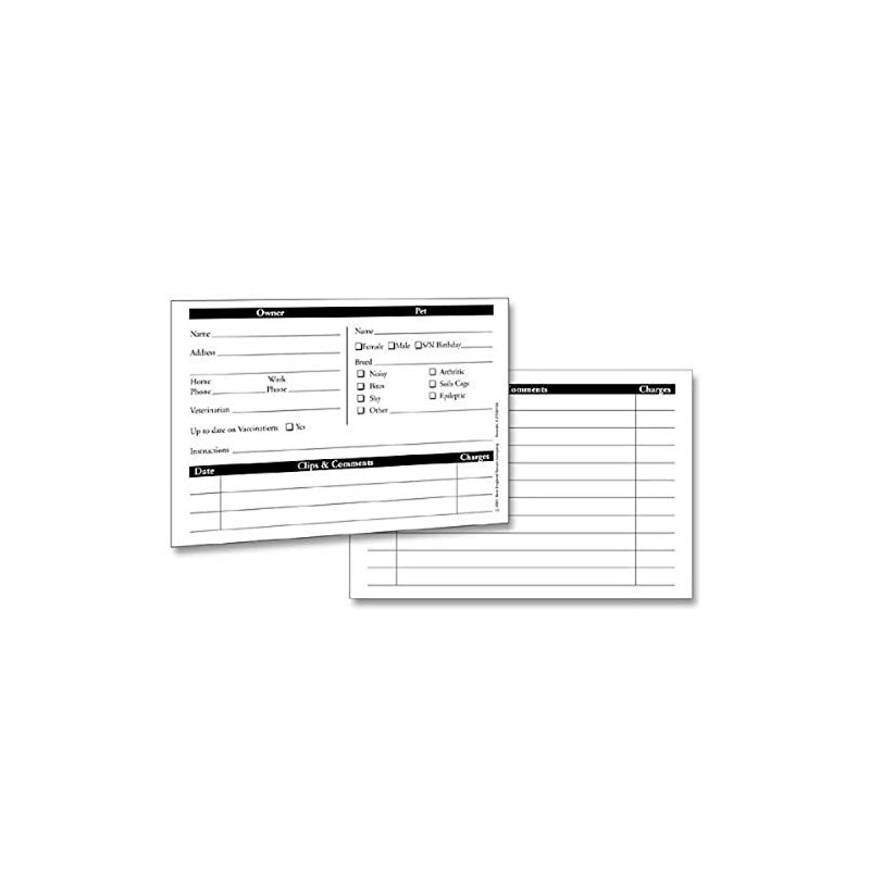 Customer Profile Card, 50-Pack