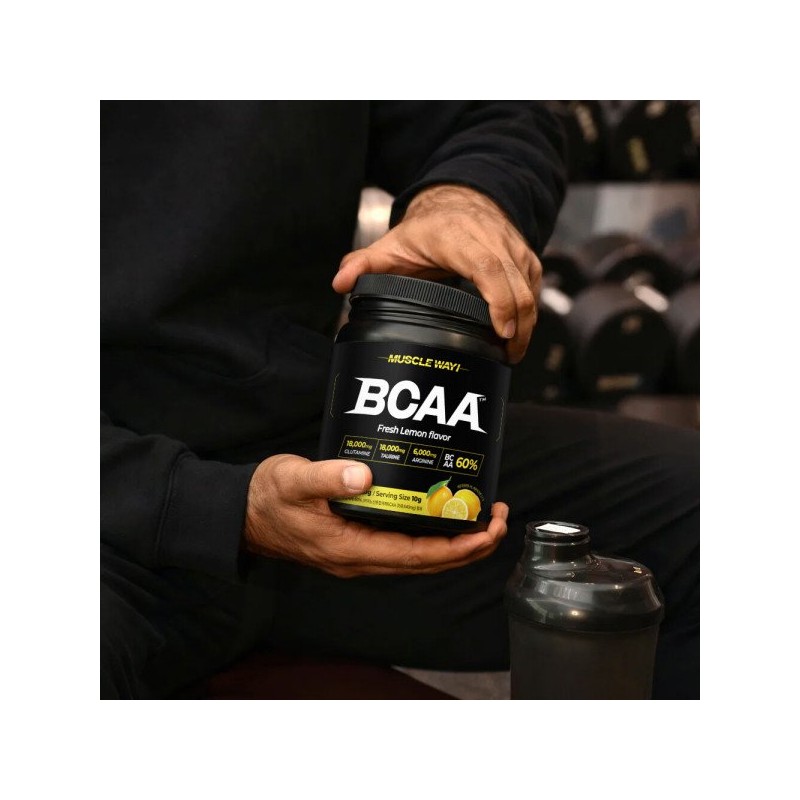 머슬웨이 머슬웨이 BCAA 아미노산 보충제 레몬맛 600g 1개 MuscleWay BCAA