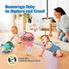 Zonopy Dancing Jellyfish Baby Toy, Crawling Jellyfish Tummy Time Sound