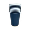 Bonjour Fete Navy Blue Premium Paper Party Cups, | Disposable