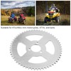 Alomejor T8F 58T White Steel Sprocket 3 Hole Crankset 29