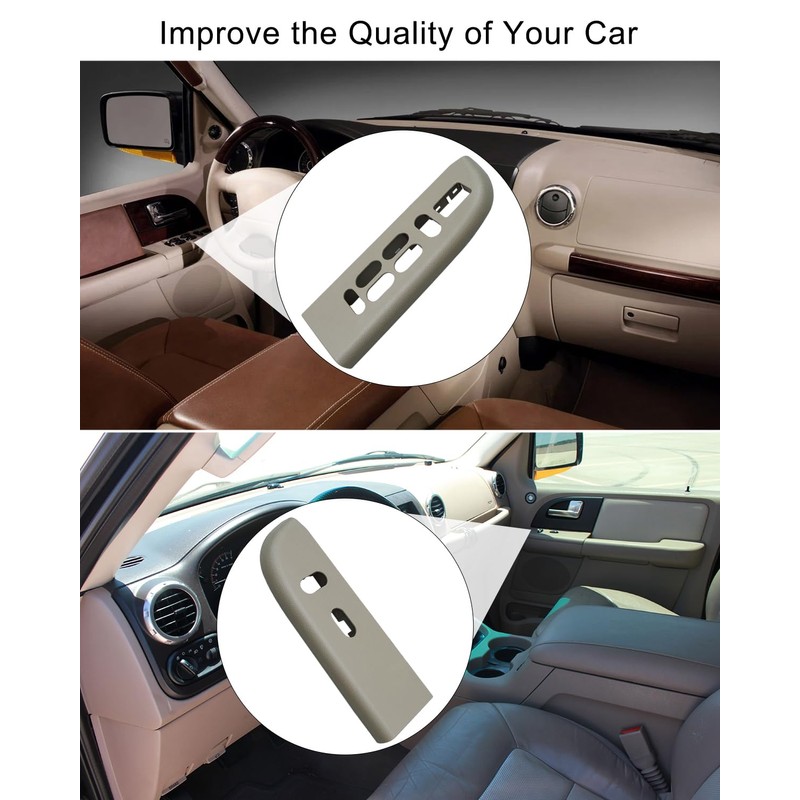 Door Window Switch Bezel, Front Driver and Passenger Side Fit