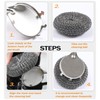 Heavy Duty Stainless Steel Scrubber Set - Long & Short