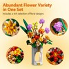 Flower Bouquet Building Set for Adults, 890 PCS Botanical Collection-Inspired
