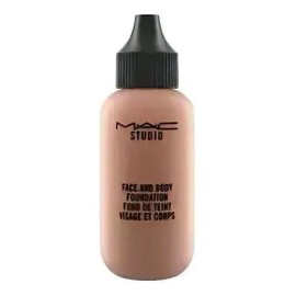 Base MAC Studio Face And Body Foundation 120ml | Acabado Radiante | Cobertura Modulable | A Prueba de Agua | Tono C2