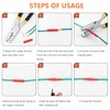 Teansic 480 Pcs Wire Ferrules Kit Copper Crimp Connector 7