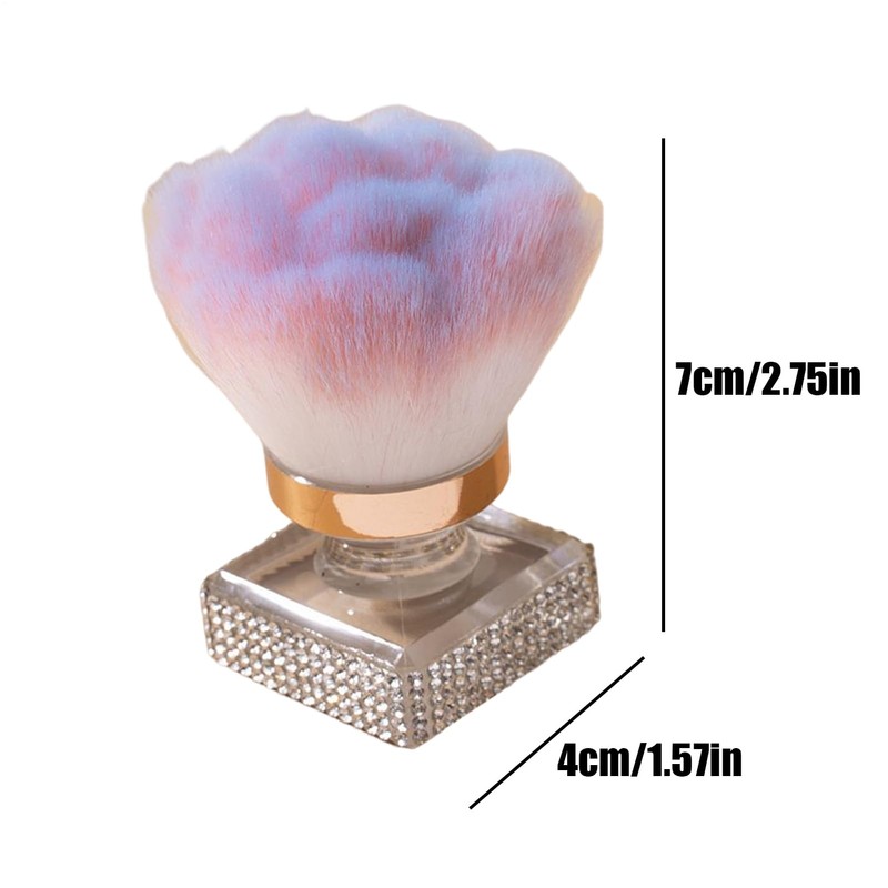 Nail Dust Brush, Makeup Brushes Blush Contour, Multi-Functional Make up