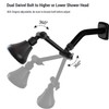 TRUSTMI Adjustable Shower Arm Extension 4 Inch Brass Shower Arm,