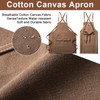 Caossuixin Apron for Men Women, Cotton Canvas Apron, Chef Aprons