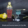 Gbuxska Gold Cocktail Shaker Set - Premium Glass Bartender Kit
