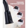 WOWOW Kitchen Faucet Head Replacement, 3 Function Pull Down Faucet