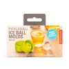 Kikkerland Pickleball Ice Ball Moulds Set of 2 Ice Cream