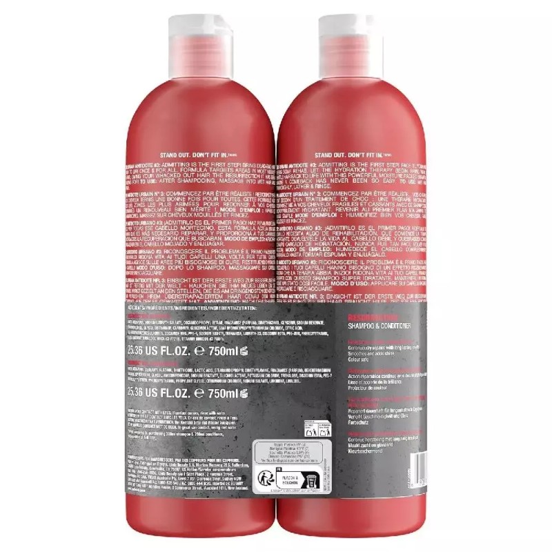 Tigi Bed Head 어반 안티 + 도트 부활 샴푸 및