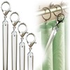 24 inch (4 Pack) All Clear Acrylic Curtain Pull Wand