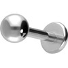 PIERCINGLINE Titanium Labret Stud | Ball | Piercing Ear Lip