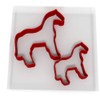 Horse Set of 2 Value Cookie/Fondant Cutters Pair 5CM +