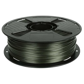 CC3D Carbon Fiber PETG 3D Printer Filament Olive Green PETG Carbon Fiber Filament 1.75mm 1KG (2.2 LBS) Spool 3D Printing Material PETG CF Olive Green