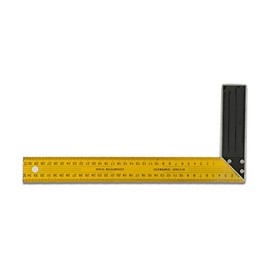 Metrica 29240 Try Square, Yellow Leg