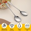 Serving Spoons Pack of 4, Kyraton Large Solid Serving Spoons