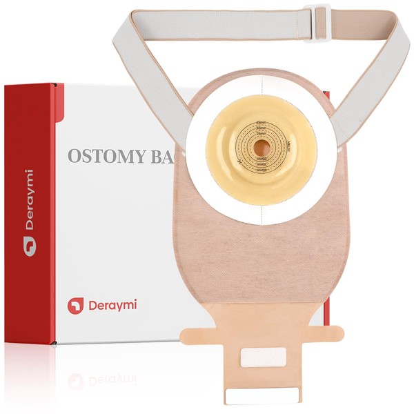 10 PCS Colostomy Bags Convex Ostomy Bag, One-Piece Ostomy Drain