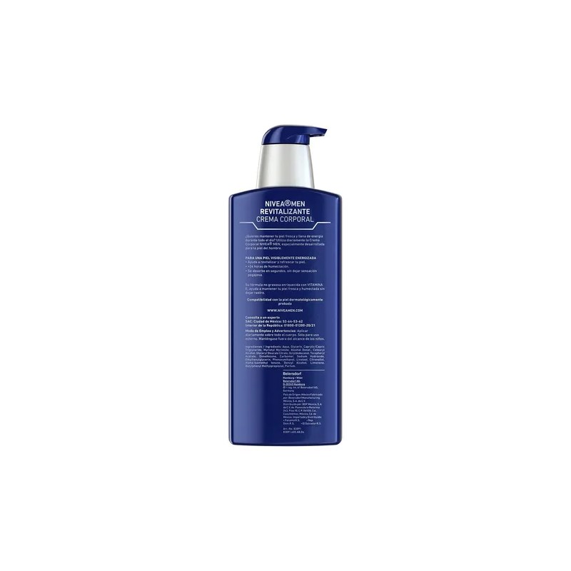Crema Corporal Nivea Men 3 En 1 Con Vitamina E
