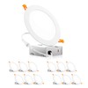 PARMIDA (12 Pack) 6 Inch Ultra-Thin LED Recessed Ceiling Light