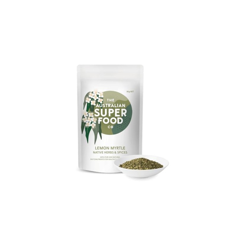 The Australian Superfood Co Fine Lemon Myrtle Herbs and Spices