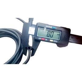 BRAND NEW RUBBER NITRILE FUEL PIPE FOR PETROL ROTARY LAWNMOWER ENGINES 1 METRE 5mm 3/16" ID 8mm 5/16" OD