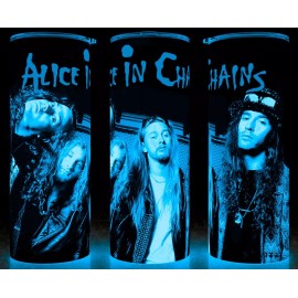 Unbranded Glow in the Dark Alice in Chains Heavy Metal Band Cup Mug Tumbler 20oz