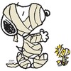 CafePress Snoopy And Woodstock Mummies Rectangle Magnet, 3"x2" Refrigerator Magnet