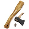 S.fields.inc Axe Handle, Replacement Wood Splitting Axe, Wedge, Hardware Included,