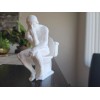 Unique Thinker Toilet Figure - Unique 3D Printed Bathroom Décor