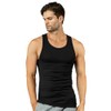 Knocker Men's 3 pc Tank Top Undershirts A-Shirt (M, 2