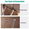 OUTPRIZE 72" RV Bunk Ladder, 5 Step Integrated Aluminum Camper