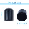 Acocony 1 1/2 Inch Rubber Cap Round 1.5 Inch Rubber