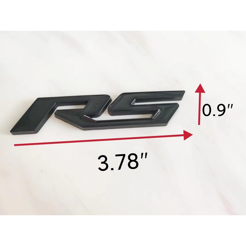 2X RS Badge Decal Suitable for RS Series Cars and