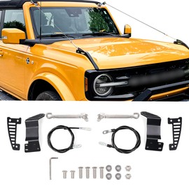 RERPRO Adjustable Limb Risers Kit Compatible with 2021 2022 2023 2024 2025 New Ford Bronco 2/4 Door Exterior Accessories Through the Jungle Protector Obstacle Eliminate Rope 2 Pack