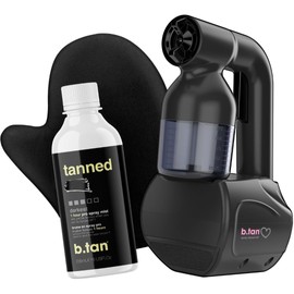 B.TAN- Kit de bronceado en aerosol b.tan | Kit de bronceado en aerosol para el hogar, incluye máquina de bronceado en aerosol y guante aplicador de bronceado