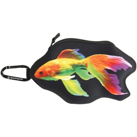 North Peak NP-5392 FISH Pass Case, Ticket Case, Lift Ticket Holder, Pouch with Carabiner