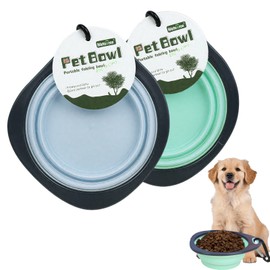 Collapsible Dog Bowls,Travel Dog Bowls Portable Bowl Small Collapsible Water Bowl for Pet Cats（2 Pack