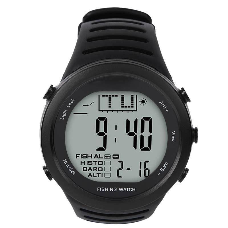 Outdoor Multifunction Waterproof Fishing Air Pressure Watch Altimeter Altitude Barometric