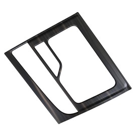 ruihe Car Gear Shift Knob Console Panel Trims Cup Holder Frame Cover Compatible with Fit for Hyundai Elantra 2021 2022 2023 2024Electrical Park Brake version wood grain