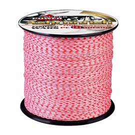 Ashconfish PE Line 8 Strands Fishing Line 1000m Super Strong High Sensitivity Abrasion Resistant Low Elongation Fishing Line Red & White Colorfast